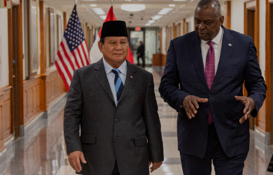 Prabowo dan Menhan AS Bahas Kerja Sama Keamanan RI-AS